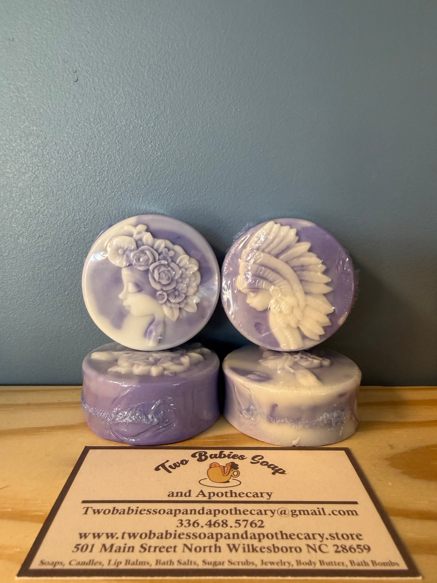 Unscented Marbled Soap Bars