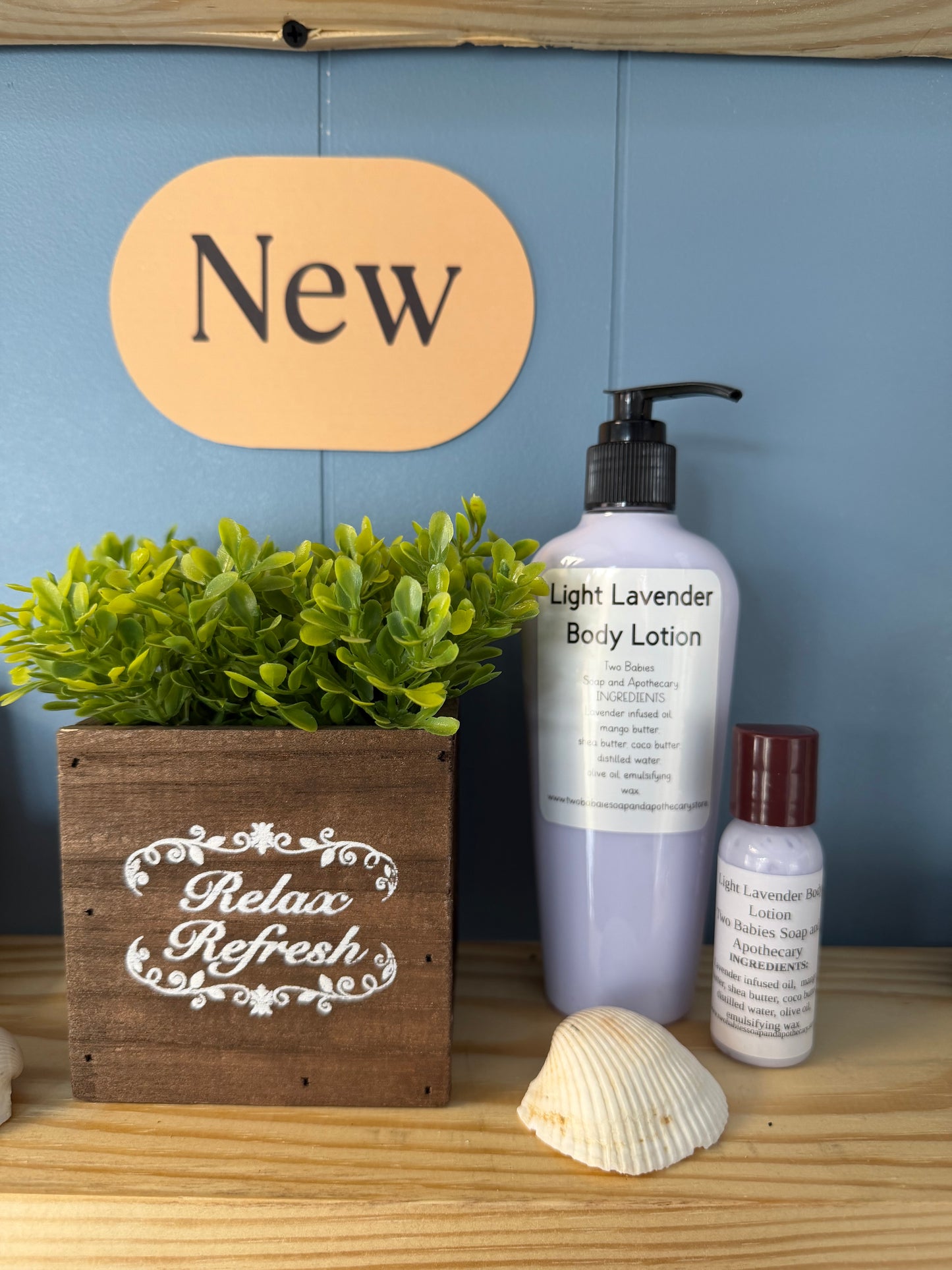 LARGE Light Lavender Body Lotion