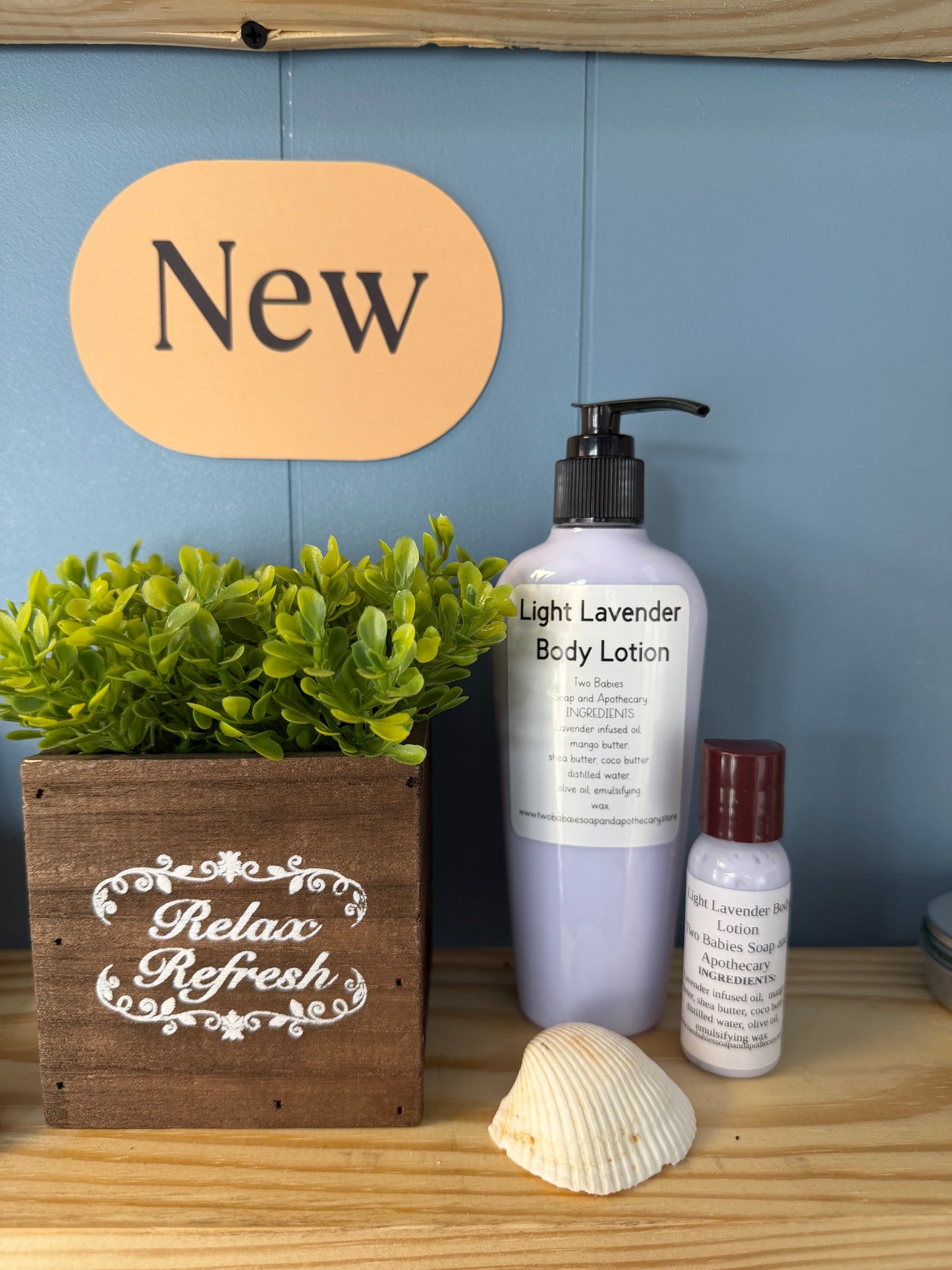 LARGE Light Lavender Body Lotion