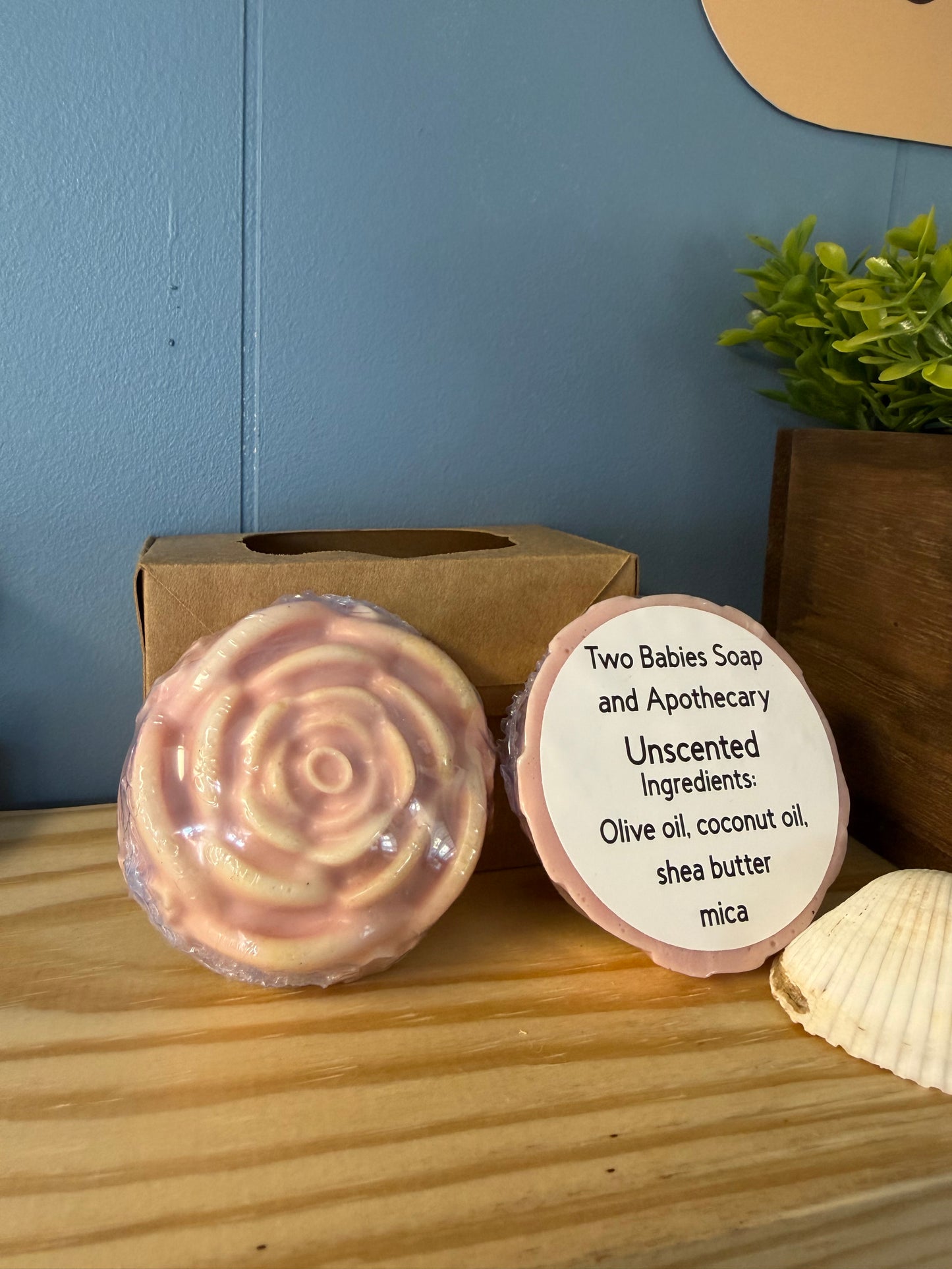 Unscented Decorative Soap Bars Rose shape