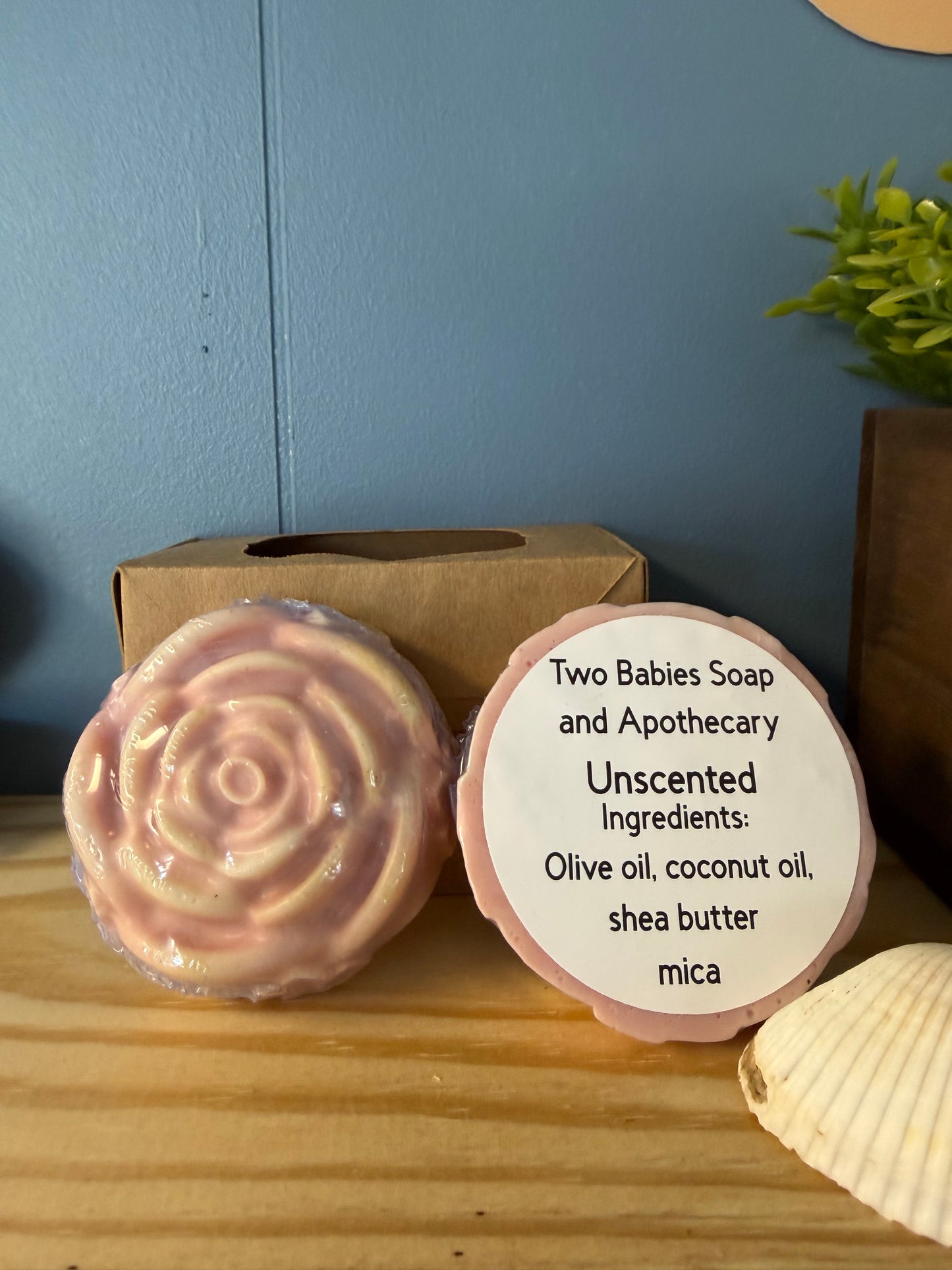 Unscented Decorative Soap Bars Rose shape