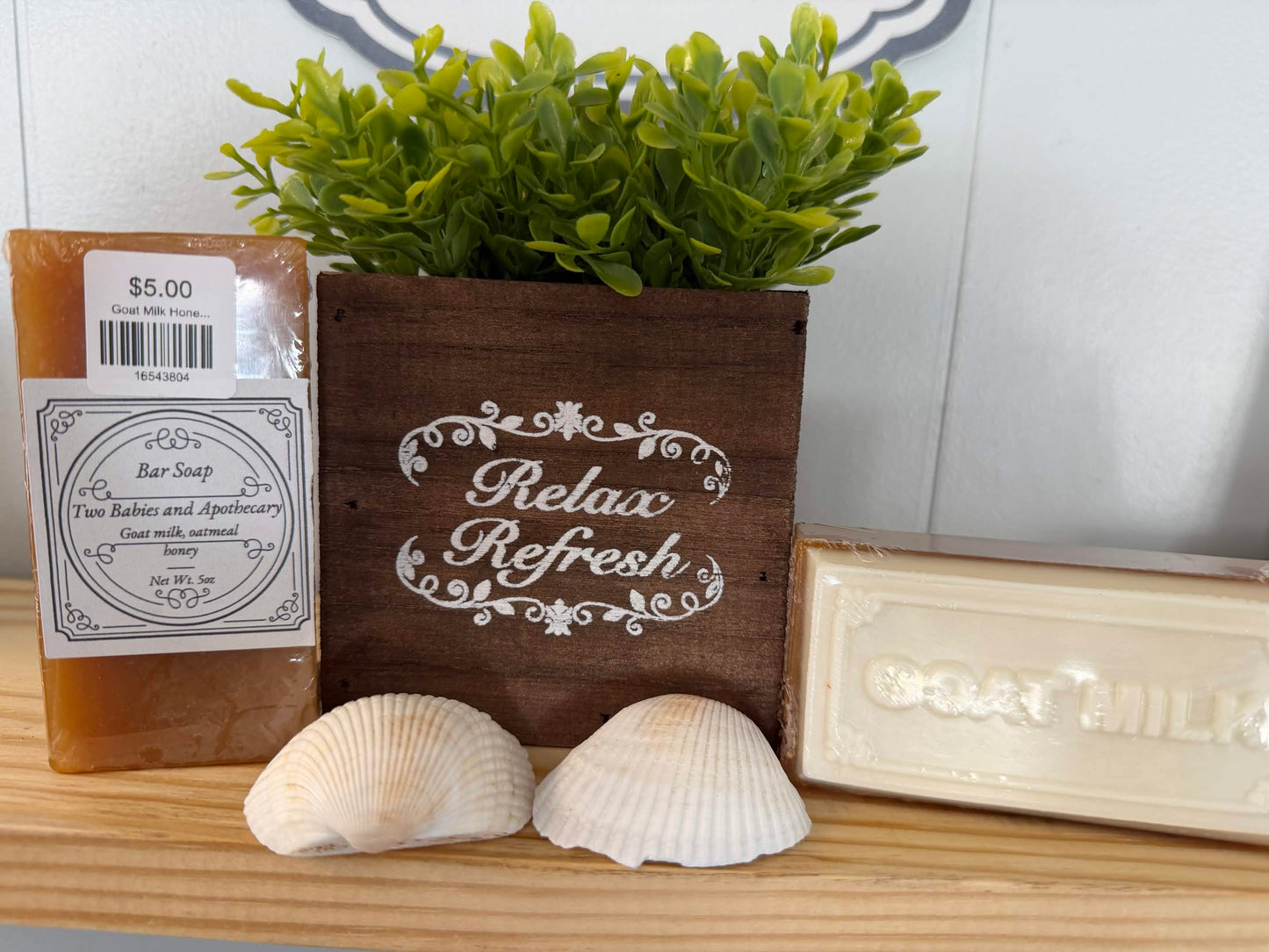 Goat Milk Honey and Oatmeal Bar Soap